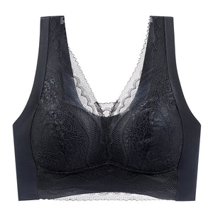 Zacoi Lace anti-exposure seamless bra