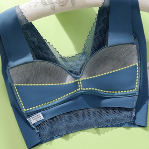 Zacoi Lace anti-exposure seamless bra