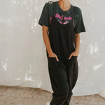 Casual Wide-Leg Simple Solid Color Pocket Jumpsuit