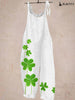 St. Patrick's Day Sleeveless Casual Bodysuit