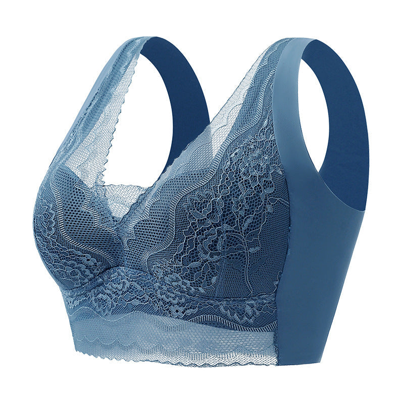 Zacoi Lace anti-exposure seamless bra