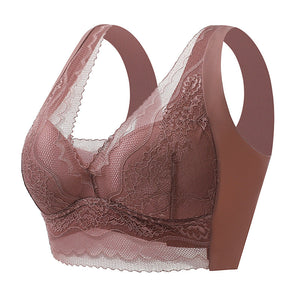 Zacoi Lace anti-exposure seamless bra