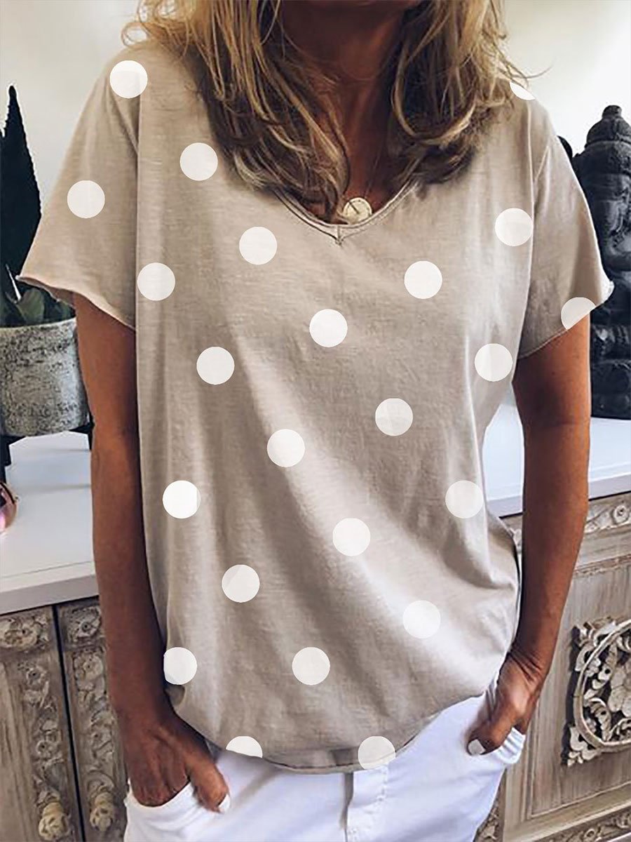 Short Sleeve V Neck Tee Shirts