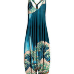 Ladies Summer Sleeveless Harem Jumpsuit