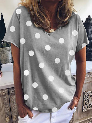 Short Sleeve V Neck Tee Shirts