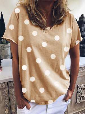 Short Sleeve V Neck Tee Shirts
