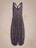 Women Vintage Modena Sleeveless Harem Jumpsuit