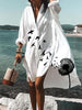 Casual Dandelion Tunic V-Neckline Shift Dress - 2