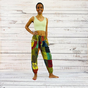 Unisex Organic Cotton Harem Trousers
