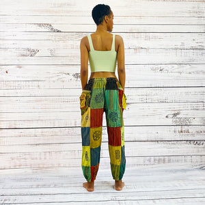 Unisex Organic Cotton Harem Trousers