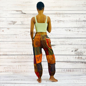 Unisex Organic Cotton Harem Trousers