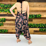 Ladies Silk Backless Jumpsuits