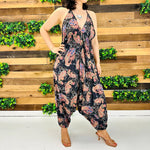 Ladies Silk Backless Jumpsuits