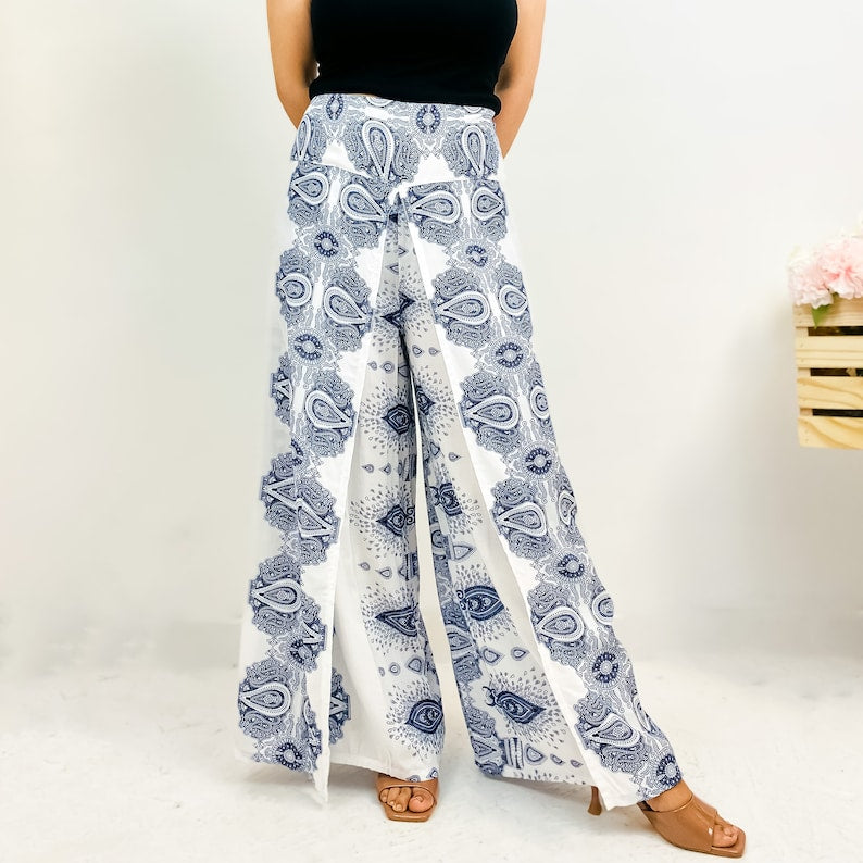 Ladies Summer Wide Leg Pants