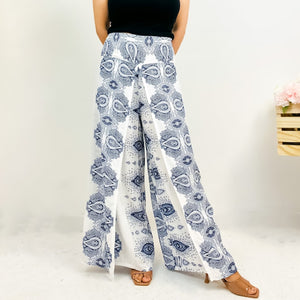 Ladies Summer Wide Leg Pants
