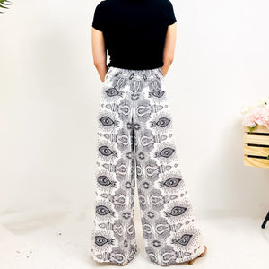 Ladies Summer Wide Leg Pants