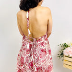 Ladies Silk Backless Jumpsuits