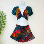 Ladies Tie Dye Mini Skirt