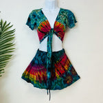 Ladies Tie Dye Mini Skirt