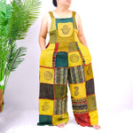 Block Print Boho Unisex Overalls