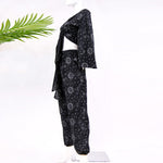 Celestial Pant Set with Bell Sleeves Top