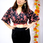 Women's Bohemian Crop Blouse