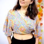 Women's Bohemian Crop Blouse
