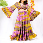 Women's Colorful Printed Long Skirt