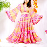 Women's Colorful Printed Long Skirt