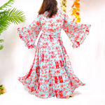 Women's Colorful Printed Long Skirt