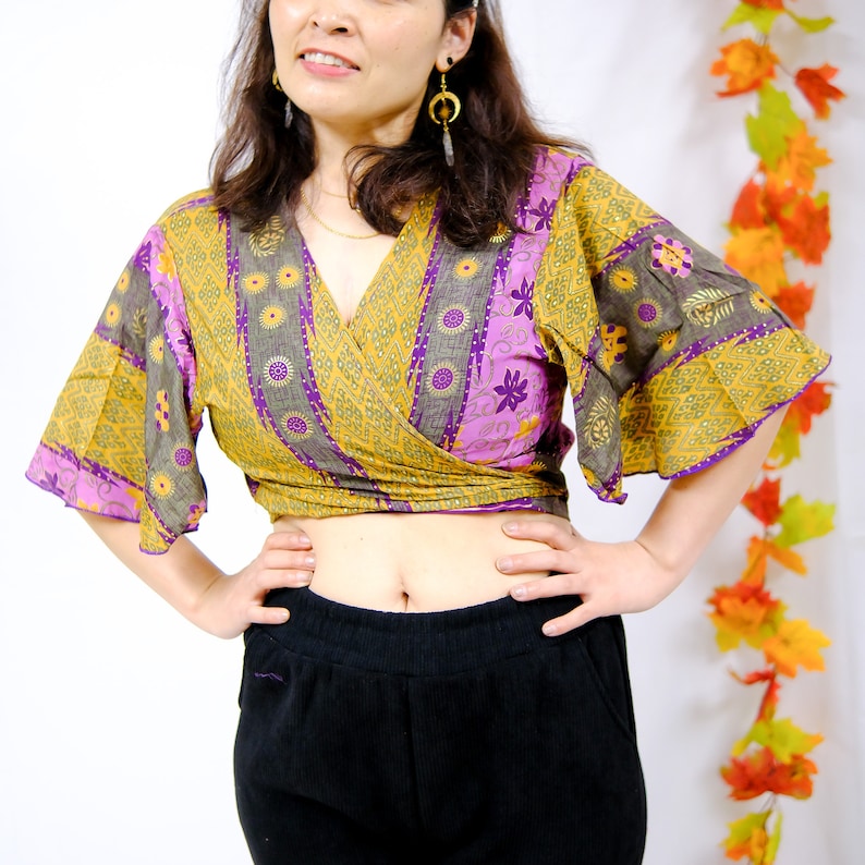 Women's Bohemian Crop Blouse