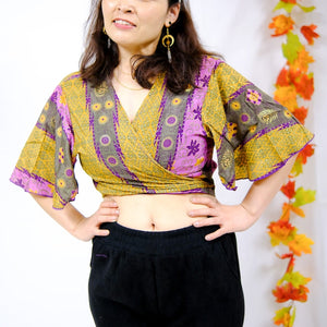 Women's Bohemian Crop Blouse