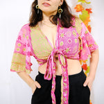 Women's Bohemian Crop Blouse