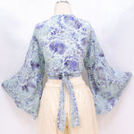 Women's Patchwork  Tie Top