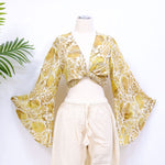Women's Patchwork  Tie Top