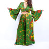 Women's Tie Dye Palazzo Pants Suit