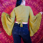 Women's Cotton Bell Sleeve Wrap Top